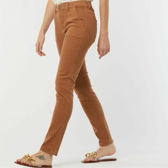 Lee Cooper| Viral UK Camel Mid Rise Women’s Skinny Jeans Sz 26 - Picture 1 of 7